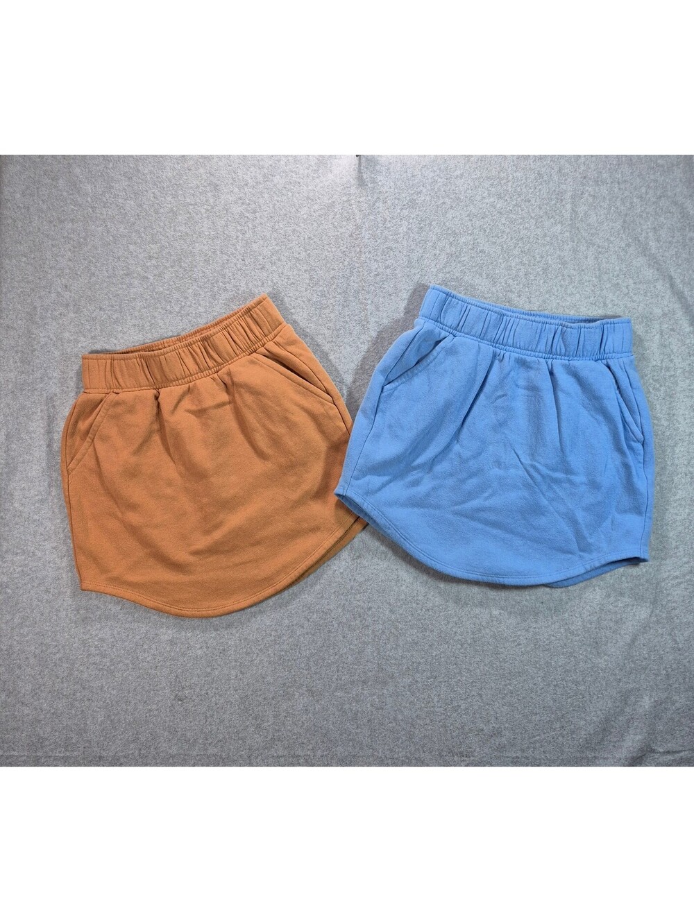 Wild Fable XS Sweatshirt Mini Skirts Blue Brown 2 Piece Lot